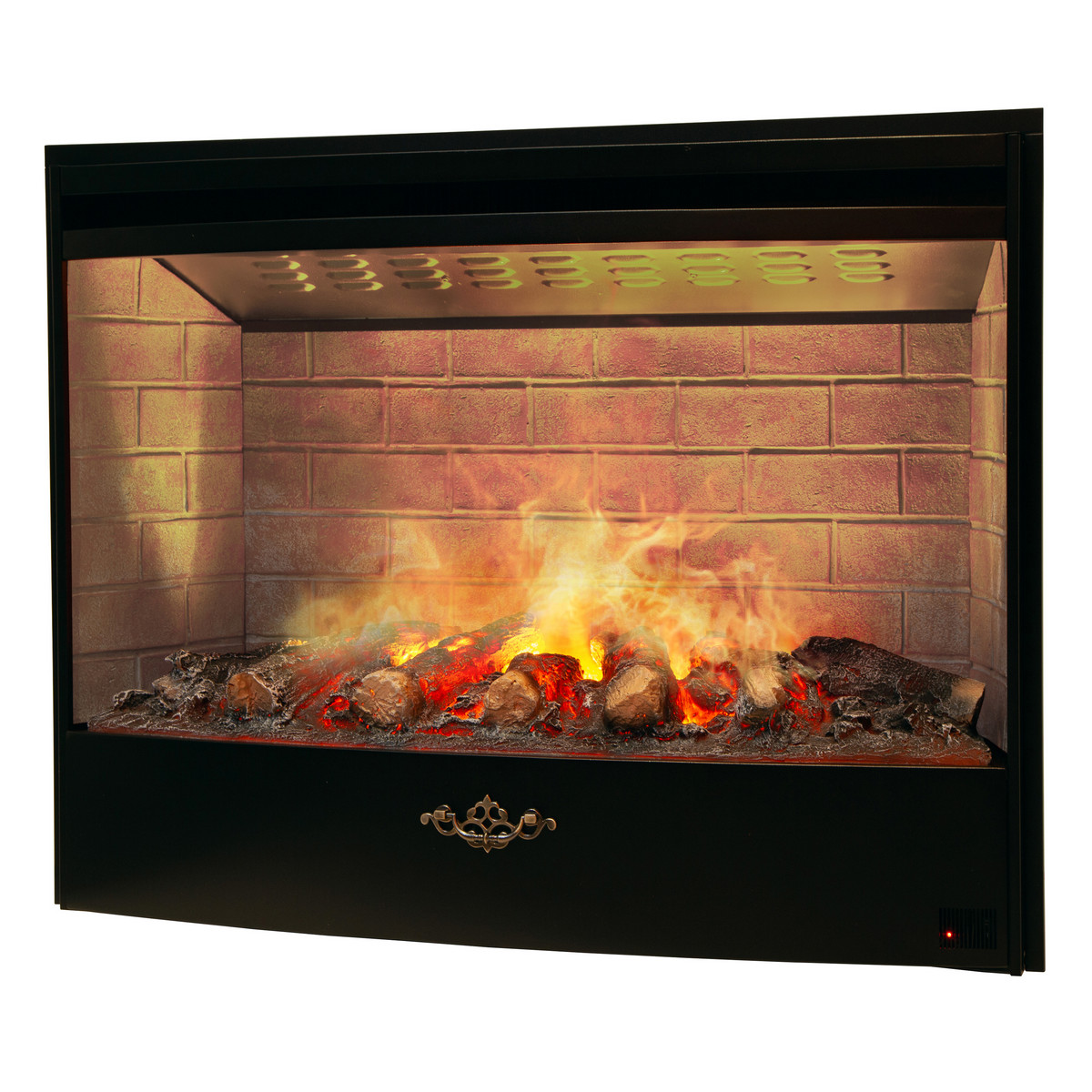 Панорамный открытый очаг для встройки 3D FireStar 33" (ФаирСтар) с эффектом живого пламени и дыма 3D. Габариты В*Ш*Г мм:  667*870*303 Панорамный открытый очаг для встройки 3D FireStar 33" (ФаирСтар) с эффектом живого пламени и дыма 3D. Габариты В*Ш*Г мм:  667*870*303
