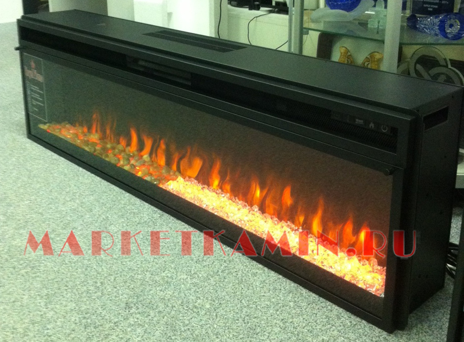 Vision 60 LED (Визион 60 дюймов) Электроочаг для встройки. Пылающие кристаллы/галька. БЕЗ ЗВУКА. Размеры (ВхШхГ): 425х1461х210 Vision 60 LED (Визион 60 дюймов) Электроочаг для встройки. Пылающие кристаллы/галька. БЕЗ ЗВУКА. Размеры (ВхШхГ): 425х1461х210