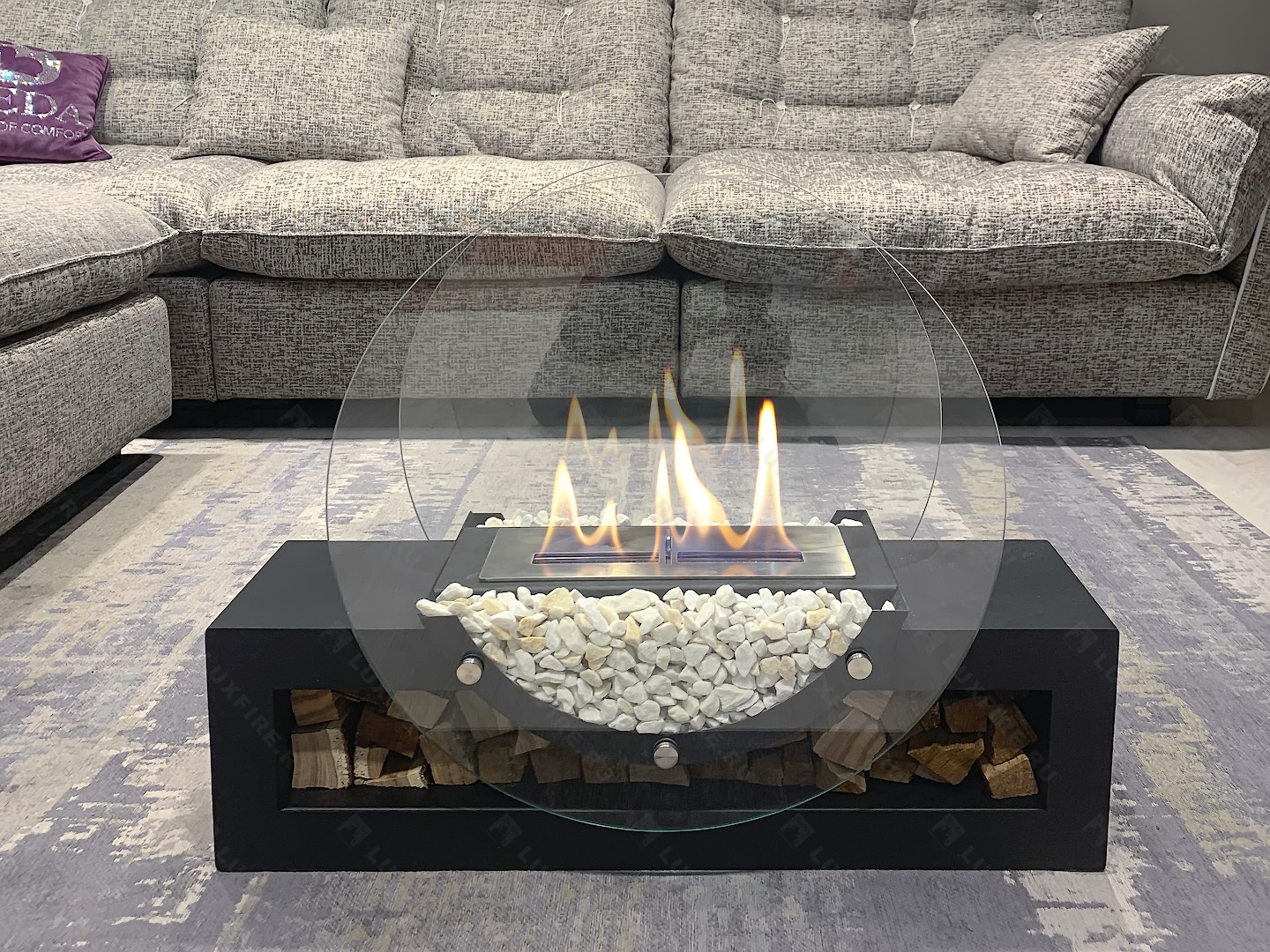 Биокамин напольный Lux Fire "Рональдо". Размеры (ВхШхГ; мм)550х700х254 Биокамин напольный Lux Fire "Рональдо". Размеры (ВхШхГ; мм)550х700х254
