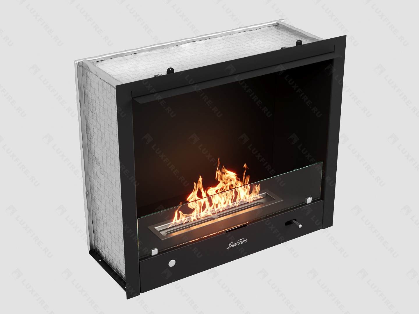 Портальный полуавтоматический биокамин Lux Fire "Фаер Бокс 4 - 26" Размеры (ВхШхГ; мм)596х695х285 Портальный полуавтоматический биокамин Lux Fire "Фаер Бокс 4 - 26" Размеры (ВхШхГ; мм)596х695х285