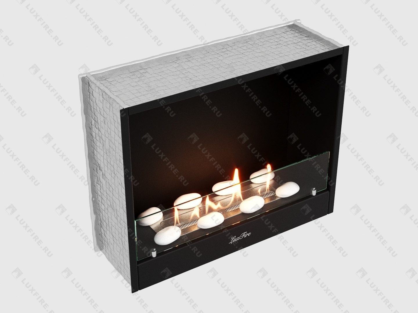 Портальный биокамин Lux Fire "Фаер Бокс 1 - 30" Размеры (ВхШхГ; мм) 610 х 780 х 265 Портальный биокамин Lux Fire "Фаер Бокс 1 - 30" Размеры (ВхШхГ; мм) 610 х 780 х 265