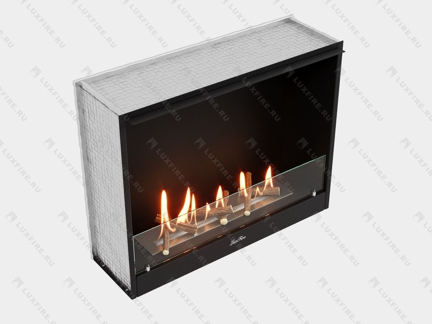 Портальный биокамин Lux Fire "Фаер Бокс 1 - 33" Размеры (ВхШхГ; мм)675х860х265 Портальный биокамин Lux Fire "Фаер Бокс 1 - 33" Размеры (ВхШхГ; мм)675х860х265