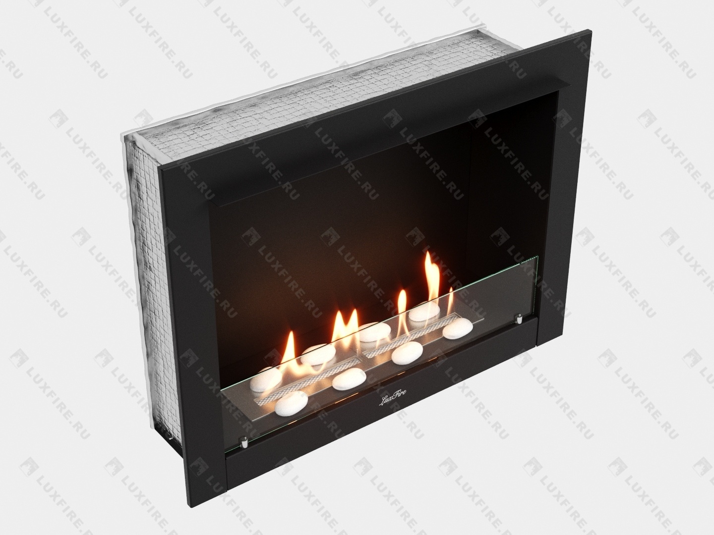 Портальный биокамин Lux Fire "Фаер Бокс 2 - 33" Размеры (ВхШхГ; мм)725 х 960 х 265 Портальный биокамин Lux Fire "Фаер Бокс 2 - 33" Размеры (ВхШхГ; мм)725 х 960 х 265