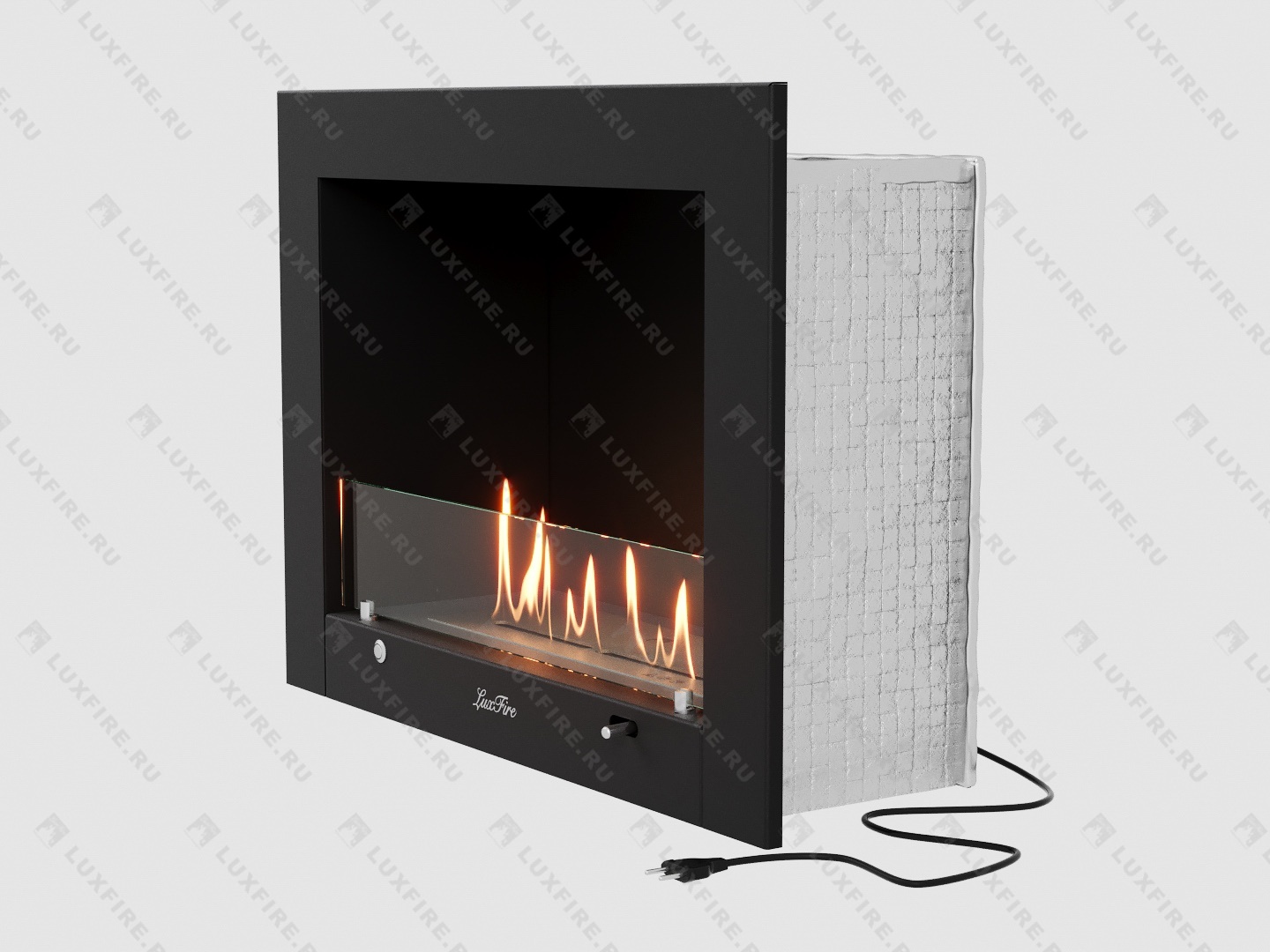 Портальный полуавтоматический биокамин Lux Fire "Фаер Бокс 3 - 30" Размеры (ВхШхГ; мм)660 х 880 х 285 Портальный полуавтоматический биокамин Lux Fire "Фаер Бокс 3 - 30" Размеры (ВхШхГ; мм)660 х 880 х 285
