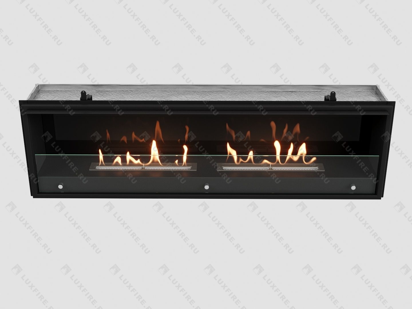 Портальный биокамин Lux Fire "Фаер Бокс Вега-2" Размеры (ВхШхГ; мм)425х1461х210 Портальный биокамин Lux Fire "Фаер Бокс Вега-2" Размеры (ВхШхГ; мм)425х1461х210
