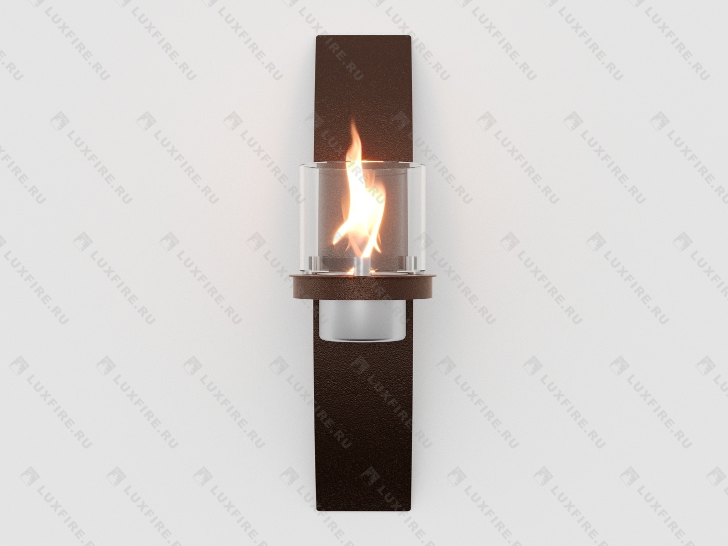 Биокамин настенный Lux Fire "Олимпус D" (коричневый) Размеры (ВхШхГ; мм)500х100х205 Биокамин настенный Lux Fire "Олимпус D" (коричневый) Размеры (ВхШхГ; мм)500х100х205