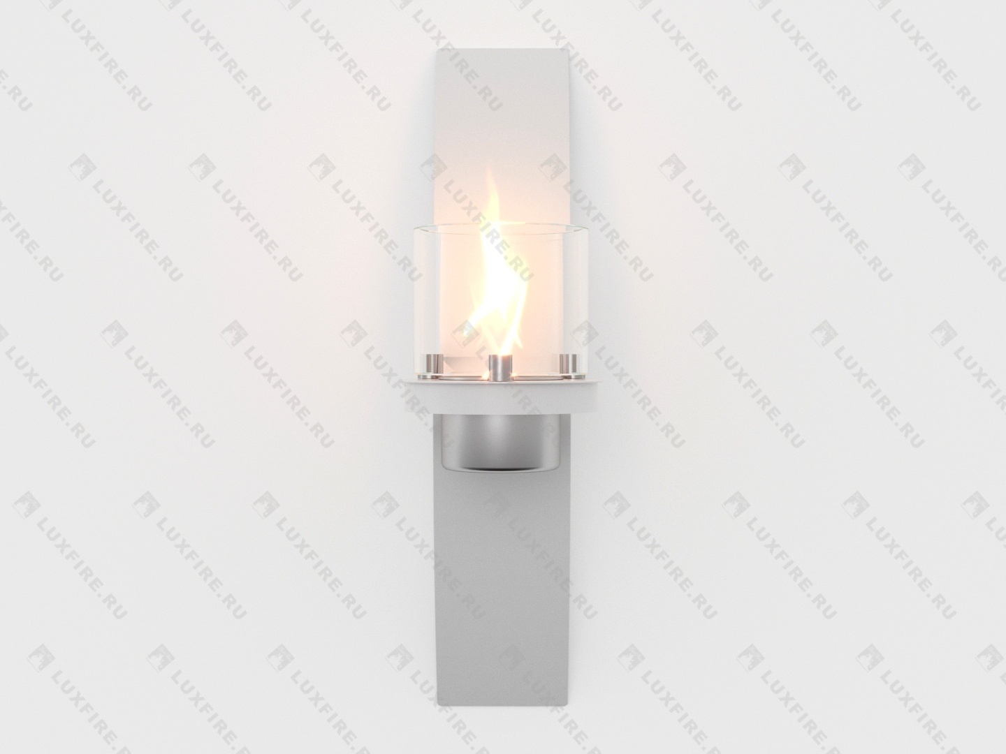 Биокамин настенный Lux Fire "Олимпус D" (белый) Размеры изделия (ВхШхГ; мм)500х100х205 Биокамин настенный Lux Fire "Олимпус D" (белый) Размеры изделия (ВхШхГ; мм)500х100х205