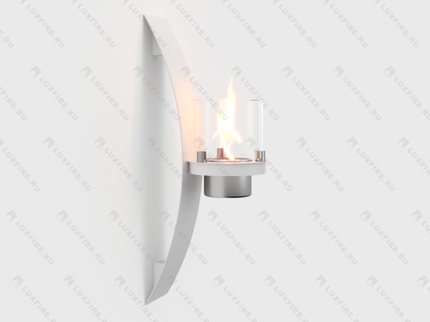 Биокамин настенный Lux Fire "Олимпус D" (белый) Размеры изделия (ВхШхГ; мм)500х100х205 Биокамин настенный Lux Fire "Олимпус D" (белый) Размеры изделия (ВхШхГ; мм)500х100х205