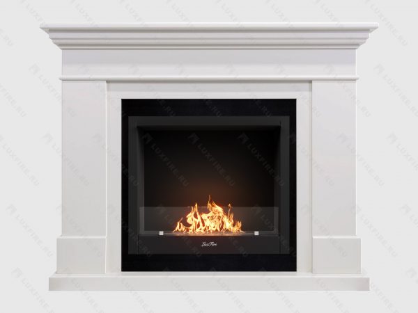 Каминокомплект California - Белый с с биокамином Lux Fire "Фаер Бокс 1-26". Размеры (ВхШхГ; мм)1005 × 1280 × 380 мм Каминокомплект California - Белый с с биокамином Lux Fire "Фаер Бокс 1-26". Размеры (ВхШхГ; мм)1005 × 1280 × 380 мм