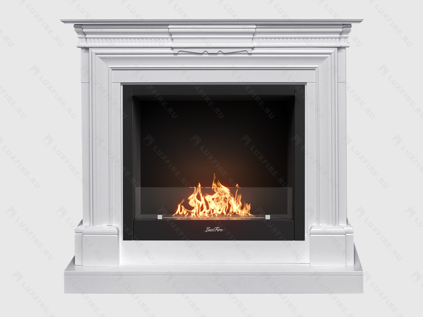 Каминокомплект Chelsea - Белый с биокамином Lux Fire "Фаер Бокс 1-26". Размеры (ВхШхГ; мм)1045 × 1150 × 380 мм Каминокомплект Chelsea - Белый с биокамином Lux Fire "Фаер Бокс 1-26". Размеры (ВхШхГ; мм)1045 × 1150 × 380 мм