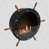Биокамин Lux Fire "Капитан 500 Н" XS (черный) Размеры (ВхШхГ; мм)500х500х152