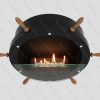 Биокамин Lux Fire "Капитан 500 Н" XS (черный) Размеры (ВхШхГ; мм)500х500х152
