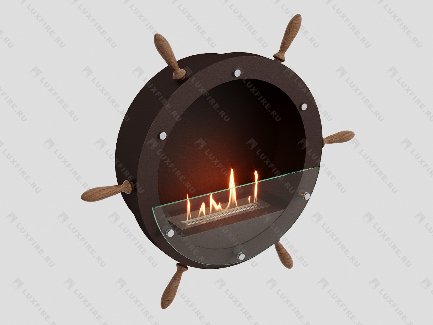 Биокамин Lux Fire "Капитан 500 Н" XS (коричневый) Размеры (ВхШхГ; мм)500х500х152 Биокамин Lux Fire "Капитан 500 Н" XS (коричневый) Размеры (ВхШхГ; мм)500х500х152
