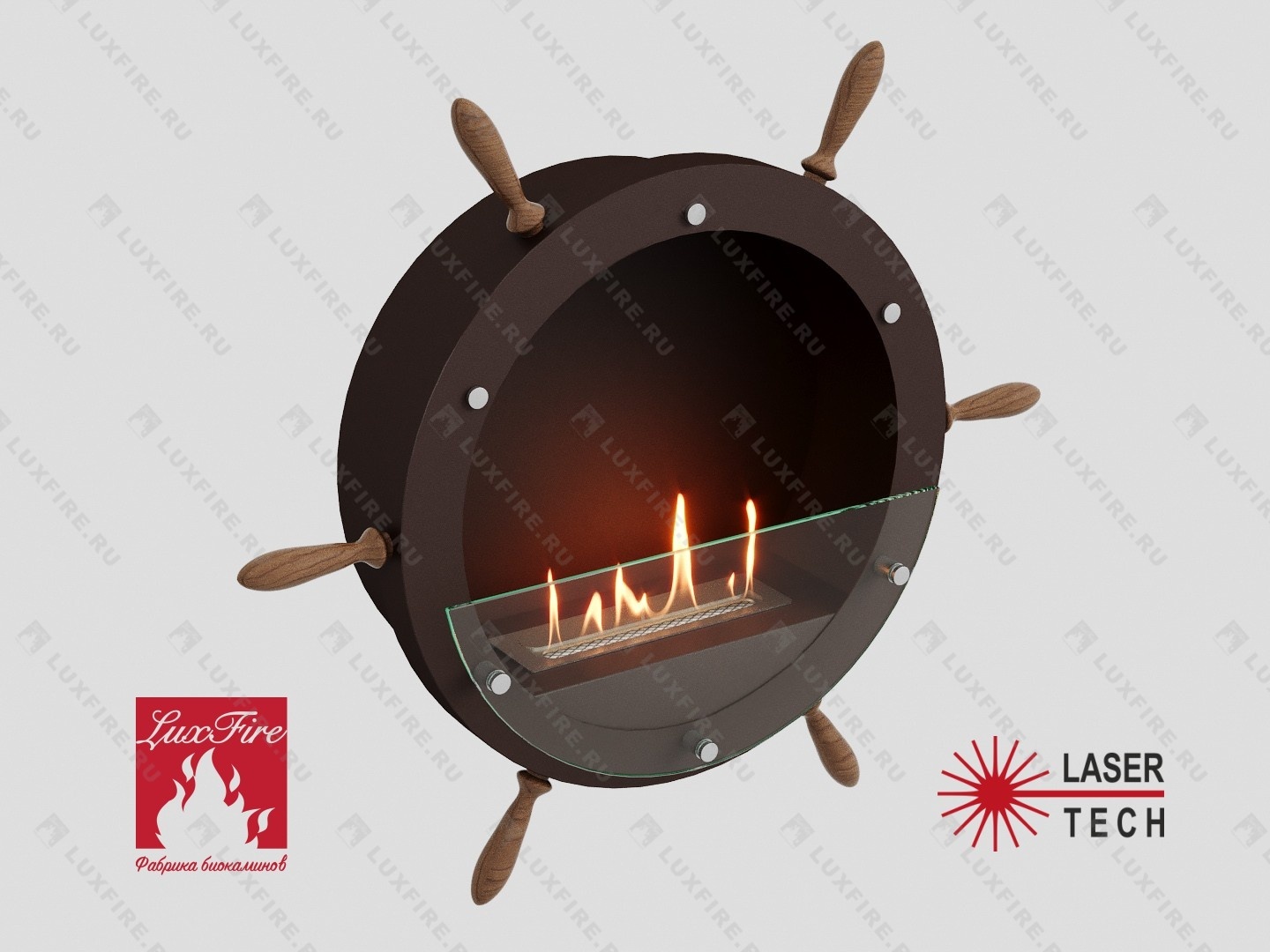 Биокамин Lux Fire "Капитан 500 Н" XS (коричневый) Размеры (ВхШхГ; мм)500х500х152 Биокамин Lux Fire "Капитан 500 Н" XS (коричневый) Размеры (ВхШхГ; мм)500х500х152
