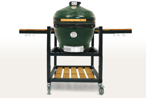 Керамический гриль-барбекю 24 дюйма (61см) Start Grill SG 24 CFG CHEF PRO (Зелёный) в комплекте с модулем со столиками Керамический гриль-барбекю 24 дюйма (61см) Start Grill SG 24 CFG CHEF PRO (Зелёный) в комплекте с модулем со столиками