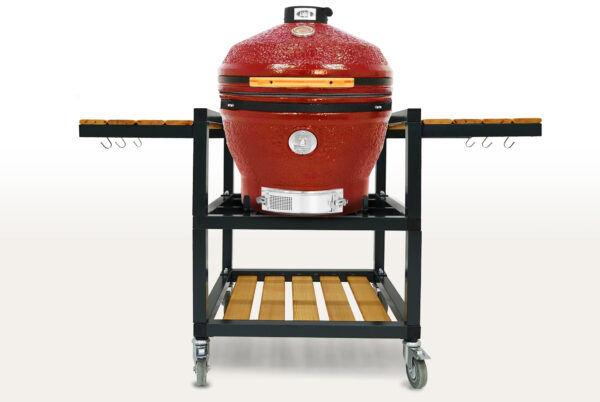 Керамический гриль-барбекю 24 дюйма (61см) Start Grill SG 24 CFG CHEF PRO (Красный) в комплекте с модулем со столиками Керамический гриль-барбекю 24 дюйма (61см) Start Grill SG 24 CFG CHEF PRO (Красный) в комплекте с модулем со столиками