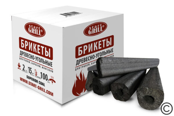 Древесно-угольные брикеты от Start Grill Древесно-угольные брикеты от Start Grill