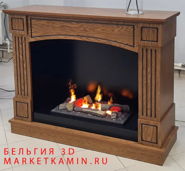 Бельгия с открытой арочной топкой (медовый дуб) 3D очаги с эффектом живого пламени и увлажнением воздуха (без обогрева) Габариты (ШxВxГ)1160x930x350 Бельгия с открытой арочной топкой (медовый дуб) 3D очаги с эффектом живого пламени и увлажнением воздуха (без обогрева) Габариты (ШxВxГ)1160x930x350