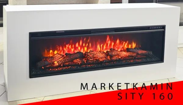 CITY 160 (сити белая эмаль) Настенный/напольный камин. Варианты очагов в описании (дрова/кристаллы) Габариты (ШхВхГ) 1600×800х170-250 мм CITY 160 (сити белая эмаль) Настенный/напольный камин. Варианты очагов в описании (дрова/кристаллы) Габариты (ШхВхГ) 1600×800х170-250 мм