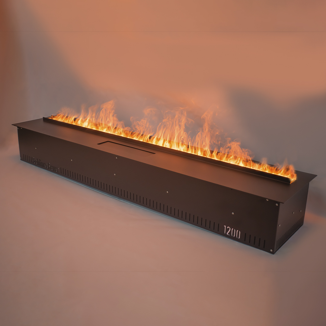 Очаг для встройки Schones Feuer 3D FireLine 1200 (Шон Фаер кассет) 3D эффект живого пламени. Размеры, мм (ШхВхГ): 1230х186х264 Очаг для встройки Schones Feuer 3D FireLine 1200 (Шон Фаер кассет) 3D эффект живого пламени. Размеры, мм (ШхВхГ): 1230х186х264