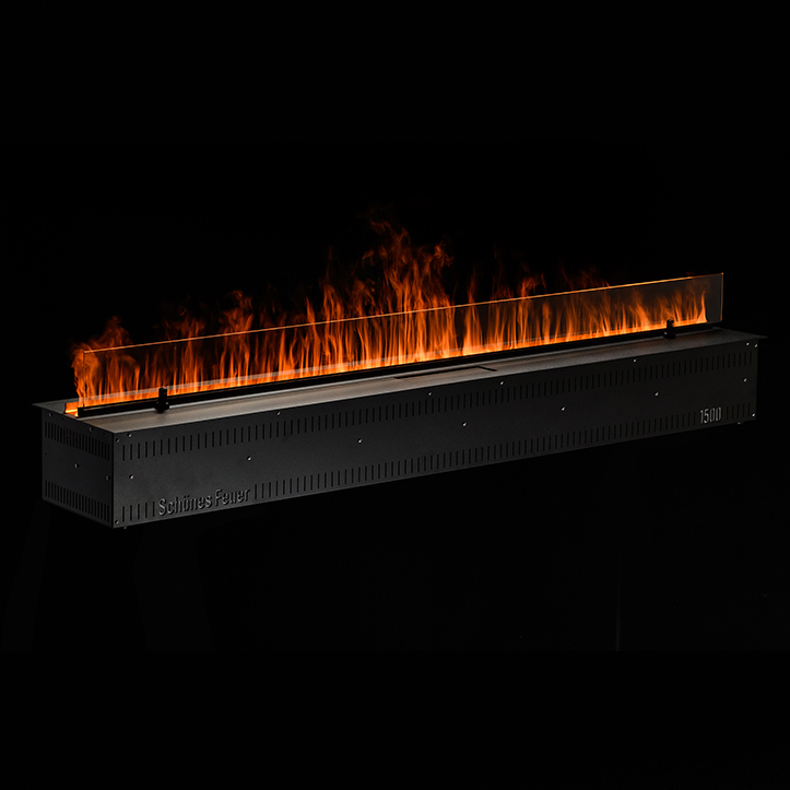 Очаг для встройки Schones Feuer 3D FireLine 1500 (Шон Фаер кассет) 3D эффект живого пламени. Размеры, мм (ШхВхГ): 1530х186х264 Очаг для встройки Schones Feuer 3D FireLine 1500 (Шон Фаер кассет) 3D эффект живого пламени. Размеры, мм (ШхВхГ): 1530х186х264