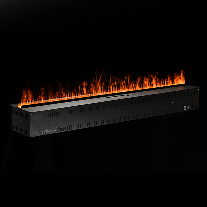 Очаг для встройки Schones Feuer 3D FireLine 1500 (Шон Фаер кассет) 3D эффект живого пламени. Размеры, мм (ШхВхГ): 1530х186х264 Очаг для встройки Schones Feuer 3D FireLine 1500 (Шон Фаер кассет) 3D эффект живого пламени. Размеры, мм (ШхВхГ): 1530х186х264