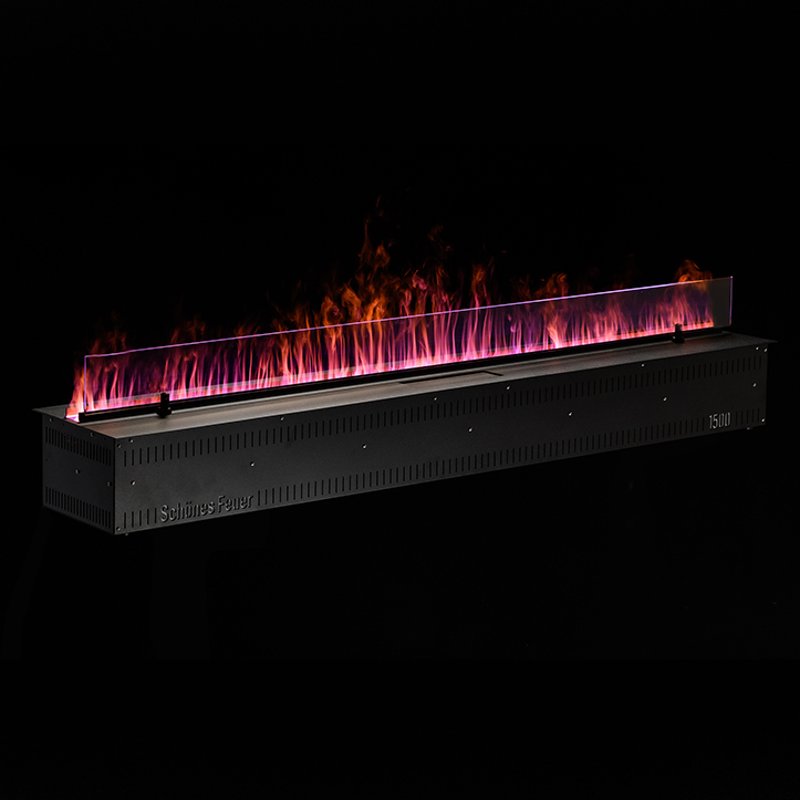 Очаг для встройки Schones Feuer 3D FireLine 1500 (Шон Фаер кассет) 3D эффект живого пламени. Размеры, мм (ШхВхГ): 1530х186х264 Очаг для встройки Schones Feuer 3D FireLine 1500 (Шон Фаер кассет) 3D эффект живого пламени. Размеры, мм (ШхВхГ): 1530х186х264
