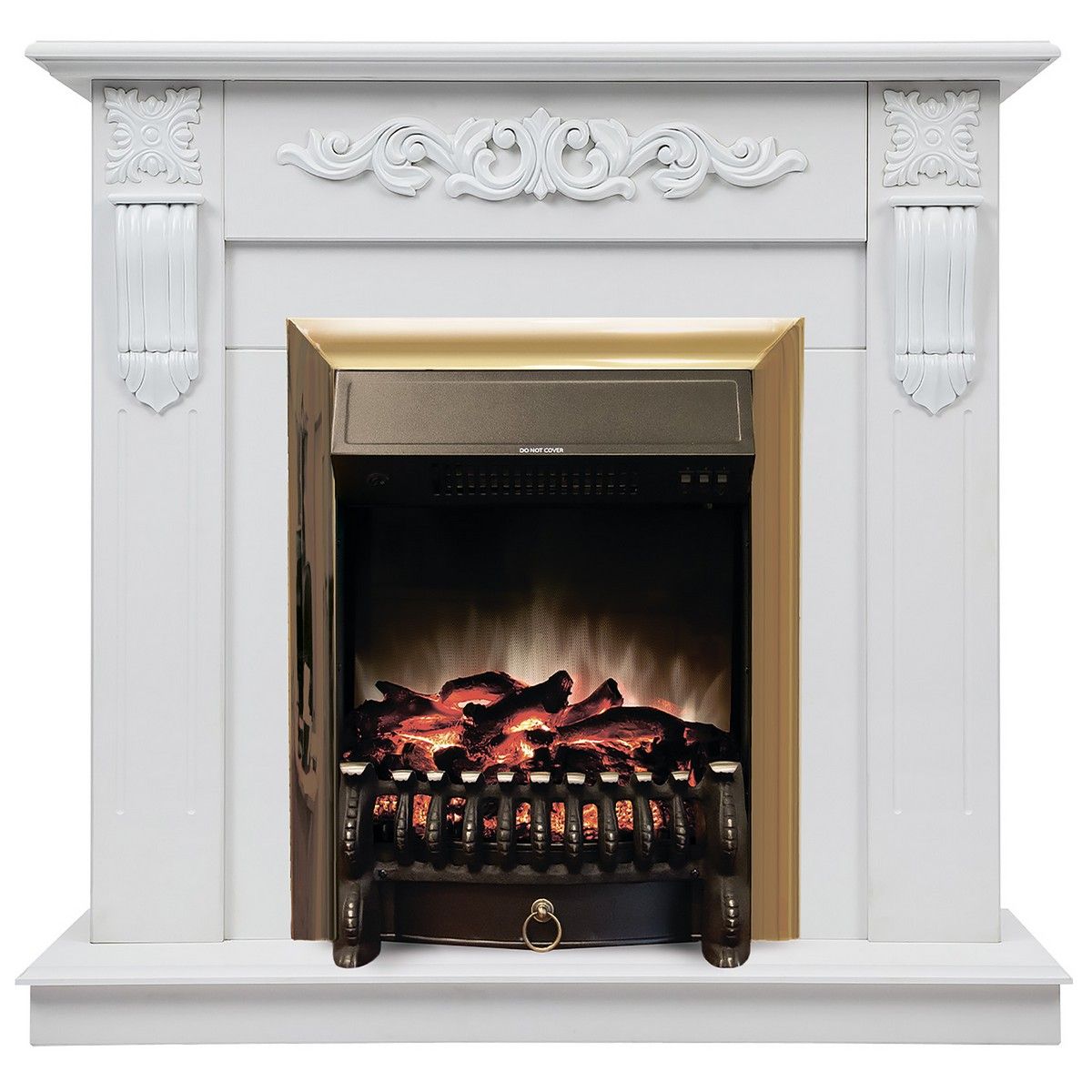 Электрокамин Dominica WT с очагом Fobos Lux Brass. Габариты (ШxВxГ) 98x97x30 см Электрокамин Dominica WT с очагом Fobos Lux Brass. Габариты (ШxВxГ) 98x97x30 см