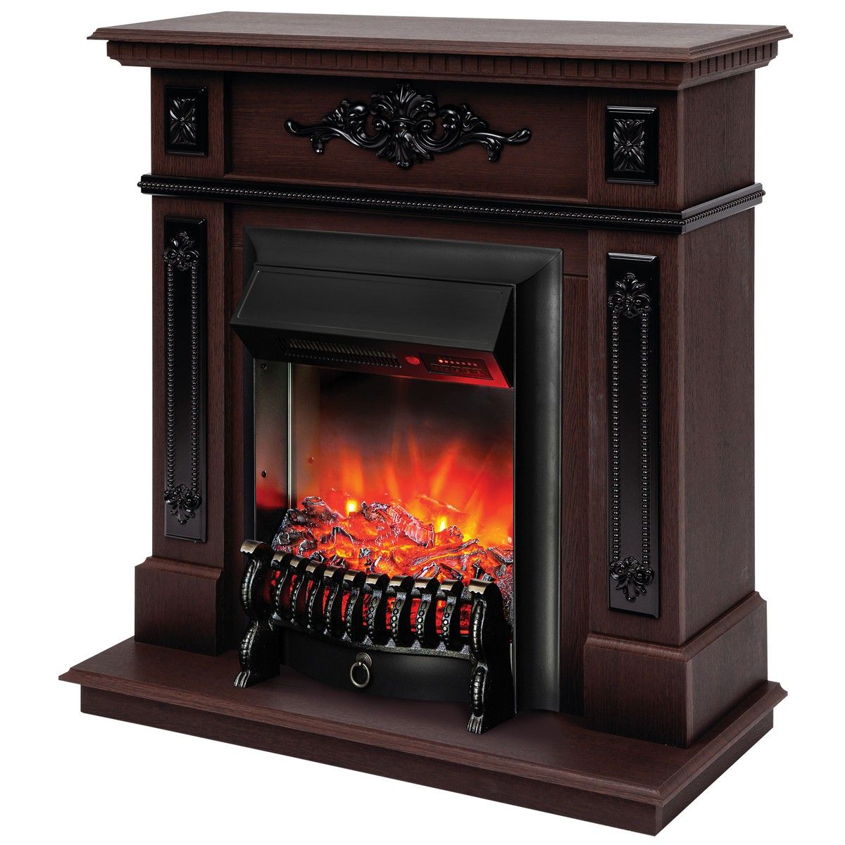 Электрокамин Lilian DN с очагом Fobos Lux Black RC. Габариты (ШxВxГ) 98x97x30 см Электрокамин Lilian DN с очагом Fobos Lux Black RC. Габариты (ШxВxГ) 98x97x30 см