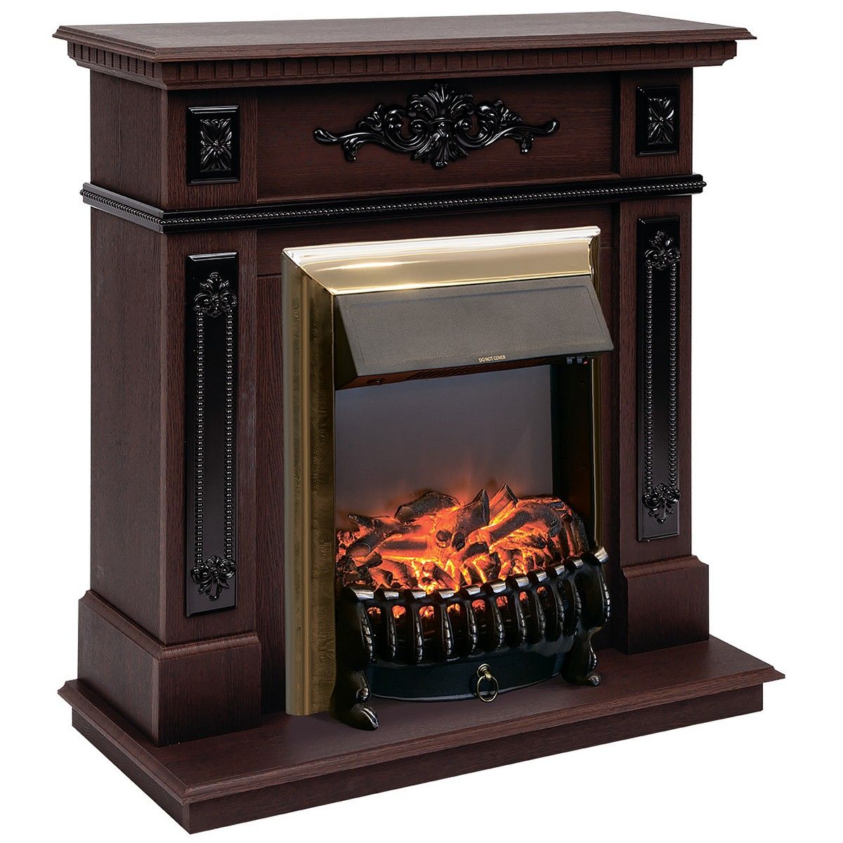 Электрокамин Lilian DN с очагом Fobos Lux Brass. Габариты (ШxВxГ) 98x97x30 см Электрокамин Lilian DN с очагом Fobos Lux Brass. Габариты (ШxВxГ) 98x97x30 см