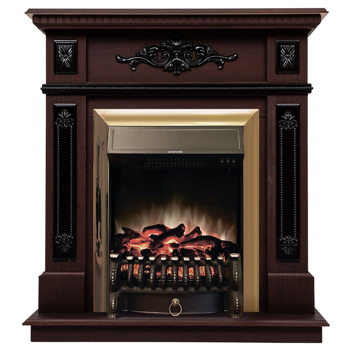Электрокамин Lilian DN с очагом Fobos Lux Brass. Габариты (ШxВxГ) 98x97x30 см Электрокамин Lilian DN с очагом Fobos Lux Brass. Габариты (ШxВxГ) 98x97x30 см