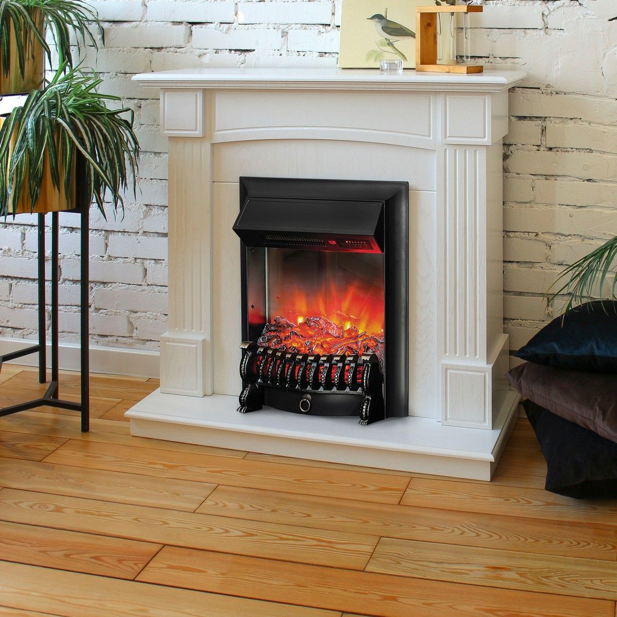 Электрокамин Andrea WT с очагом Fobos Lux Black RC. Габариты (ШxВxГ) 98x97x30 см Электрокамин Andrea WT с очагом Fobos Lux Black RC. Габариты (ШxВxГ) 98x97x30 см