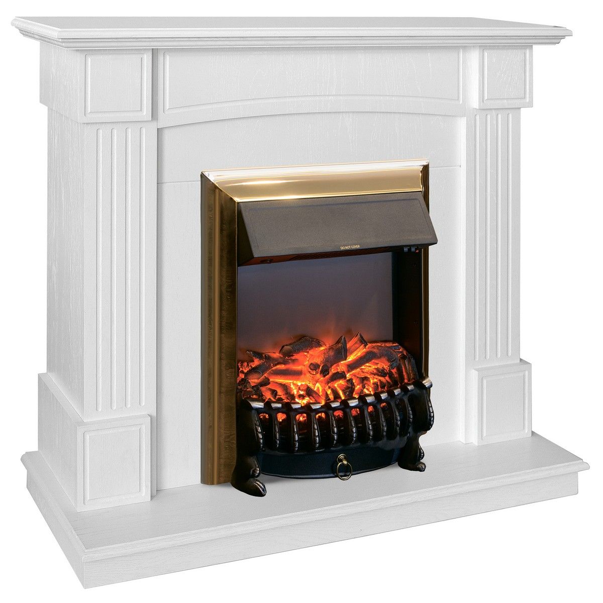Электрокамин Andrea WT с очагом Fobos Lux Brass. Габариты (ШxВxГ) 98x97x30 см Электрокамин Andrea WT с очагом Fobos Lux Brass. Габариты (ШxВxГ) 98x97x30 см