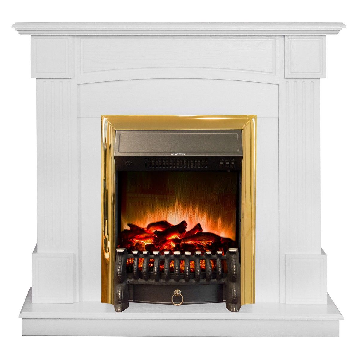 Электрокамин Andrea WT с очагом Fobos Lux Brass. Габариты (ШxВxГ) 98x97x30 см Электрокамин Andrea WT с очагом Fobos Lux Brass. Габариты (ШxВxГ) 98x97x30 см