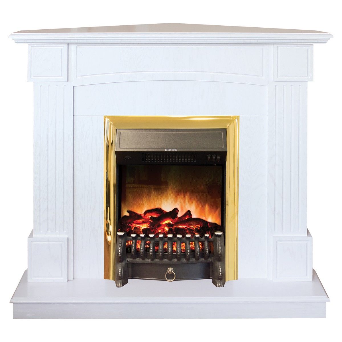 Электрокамин Andrea Corner WT с очагом Fobos Lux Brass. Габариты (ШxВxГ) 98x97x30 см Электрокамин Andrea Corner WT с очагом Fobos Lux Brass. Габариты (ШxВxГ) 98x97x30 см
