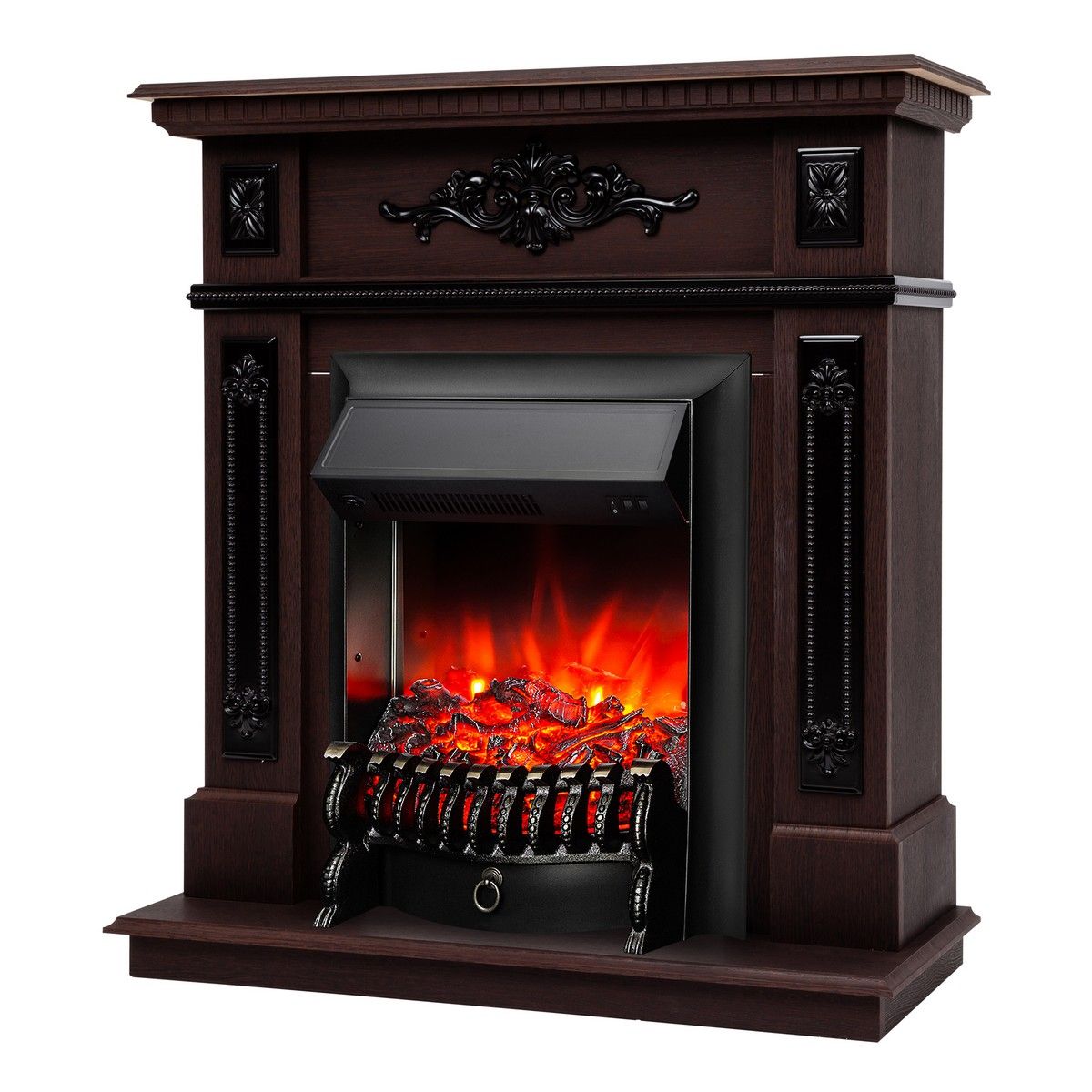 Электрокамин Lilian DN с очагом Fobos Lux Black. Габариты (ШxВxГ) 98x97x30 см Электрокамин Lilian DN с очагом Fobos Lux Black. Габариты (ШxВxГ) 98x97x30 см