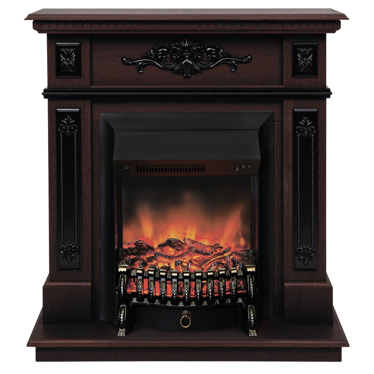 Электрокамин Lilian DN с очагом Fobos Lux Black. Габариты (ШxВxГ) 98x97x30 см Электрокамин Lilian DN с очагом Fobos Lux Black. Габариты (ШxВxГ) 98x97x30 см