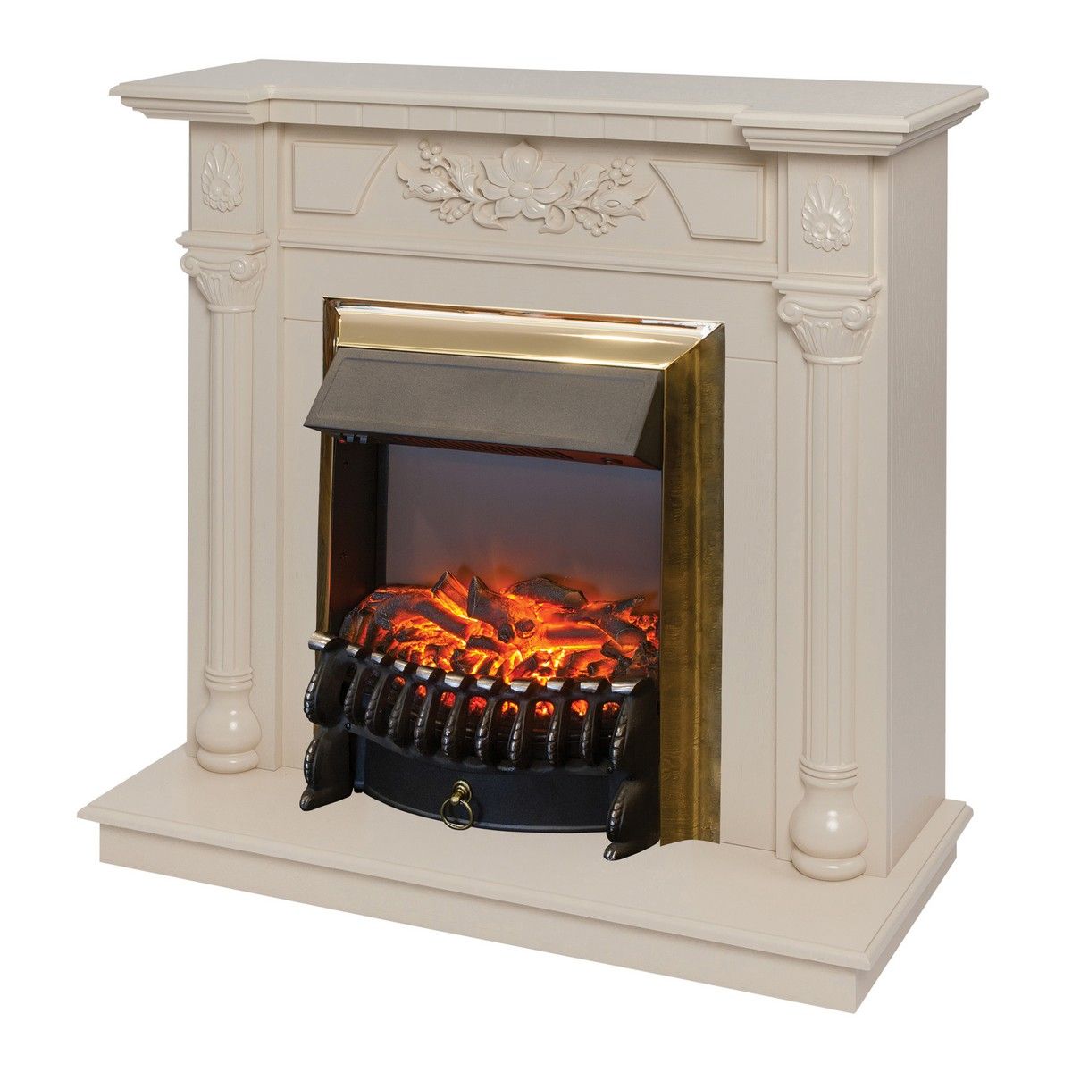 Электрокамин Dacota WT с очагом Fobos Lux Brass. Габариты (ШxВxГ) 98x97x30 см Электрокамин Dacota WT с очагом Fobos Lux Brass. Габариты (ШxВxГ) 98x97x30 см