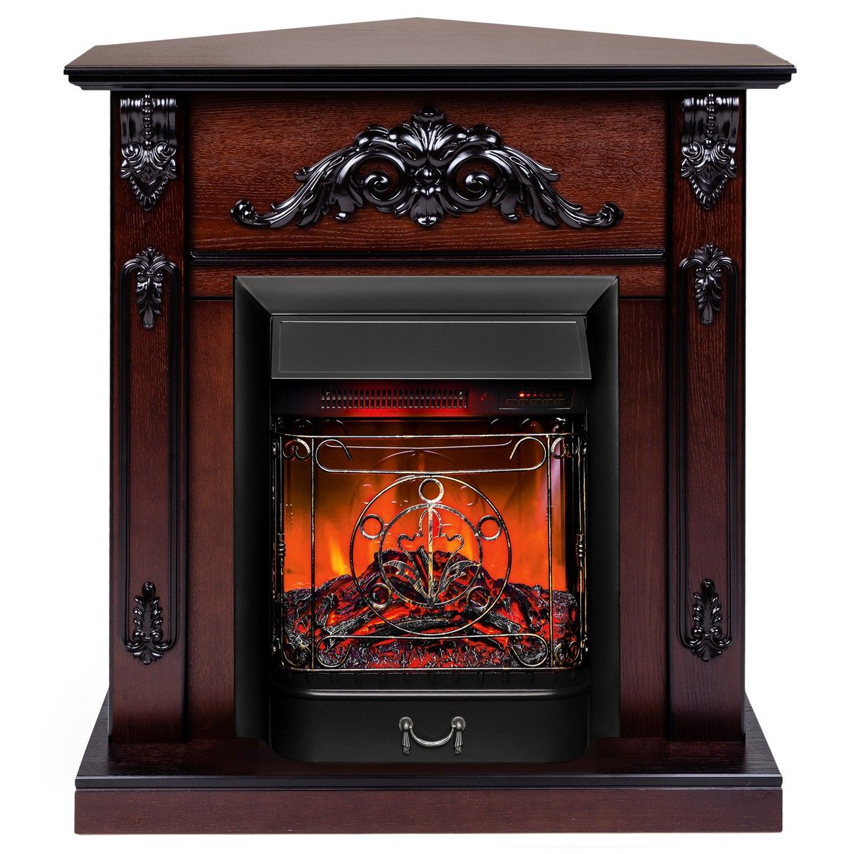 Электрокамин Anita Corner AO с очагом Majestic Lux Black RC. Габариты (ШxВxГ) 86x98x60.3 см Электрокамин Anita Corner AO с очагом Majestic Lux Black RC. Габариты (ШxВxГ) 86x98x60.3 см