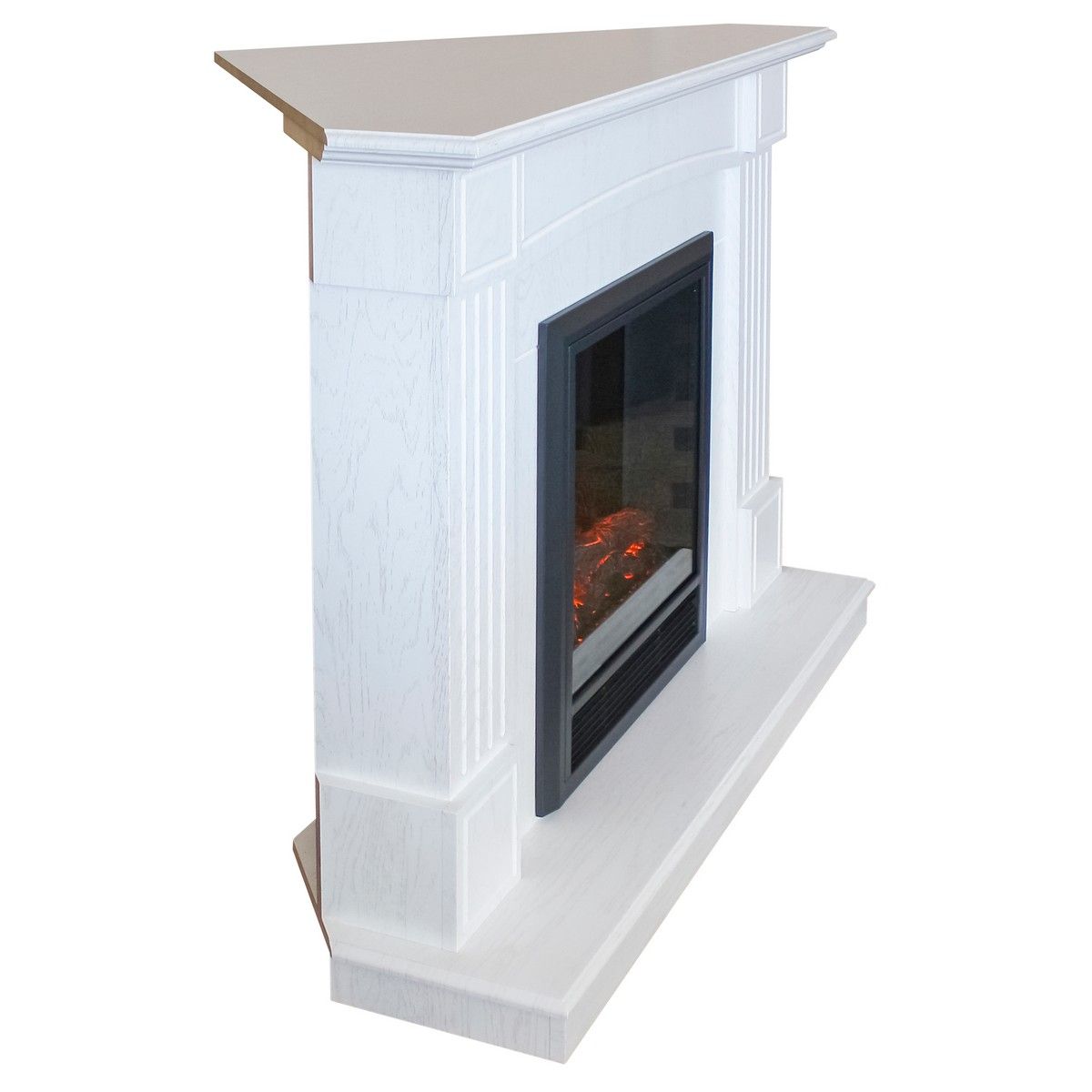 Электрокамин Andrea Corner WT с очагом Fobos Lux Black. Габариты (ШxВxГ) 98x97x30 см Электрокамин Andrea Corner WT с очагом Fobos Lux Black. Габариты (ШxВxГ) 98x97x30 см
