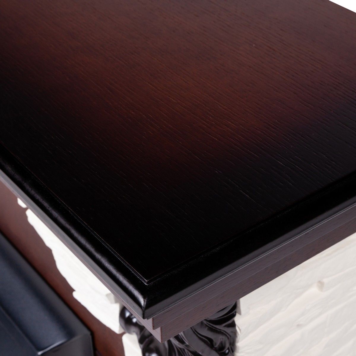 Электрокамин Dublin Lux AO с очагом Fobos Lux Black. Габариты (ШxВxГ) 98x97x30 см Электрокамин Dublin Lux AO с очагом Fobos Lux Black. Габариты (ШxВxГ) 98x97x30 см