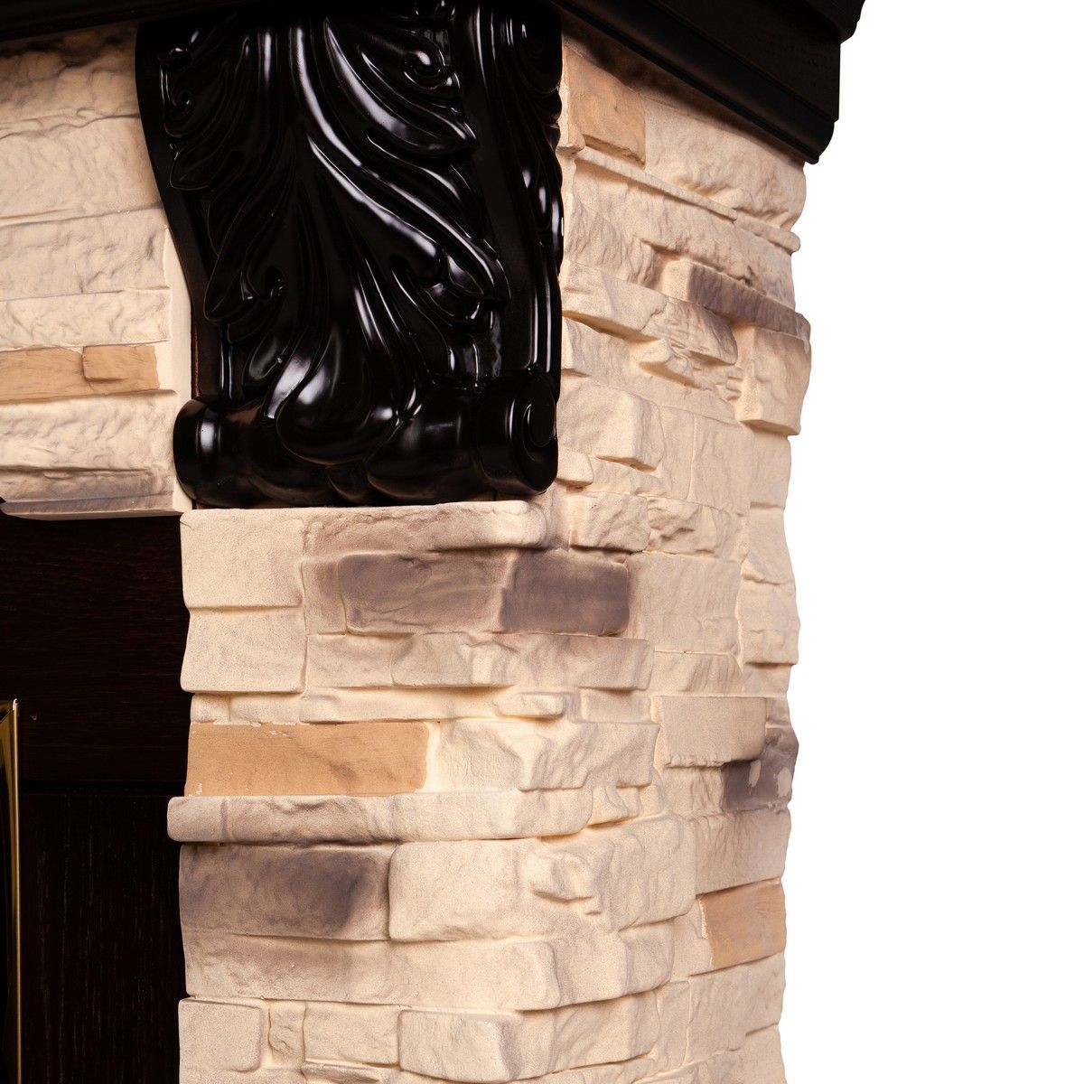Электрокамин Dublin Corner Rock AO с очагом Fobos Lux Black. Габариты (ШxВxГ) 98x97x30 см Электрокамин Dublin Corner Rock AO с очагом Fobos Lux Black. Габариты (ШxВxГ) 98x97x30 см