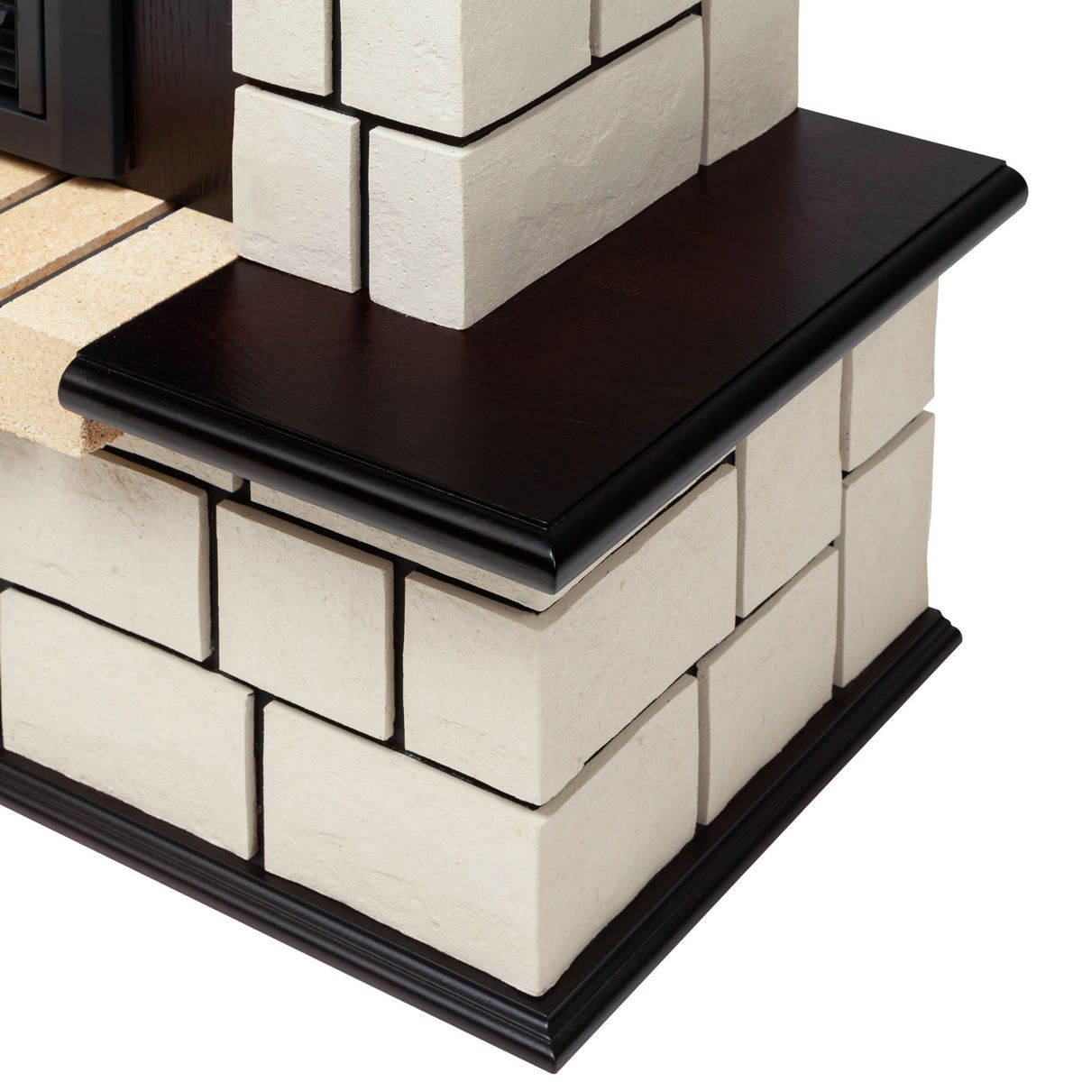Электрокамин Stone STD AO с очагом Fobos Lux Black. Габариты (ШxВxГ) 98x97x30 см Электрокамин Stone STD AO с очагом Fobos Lux Black. Габариты (ШxВxГ) 98x97x30 см