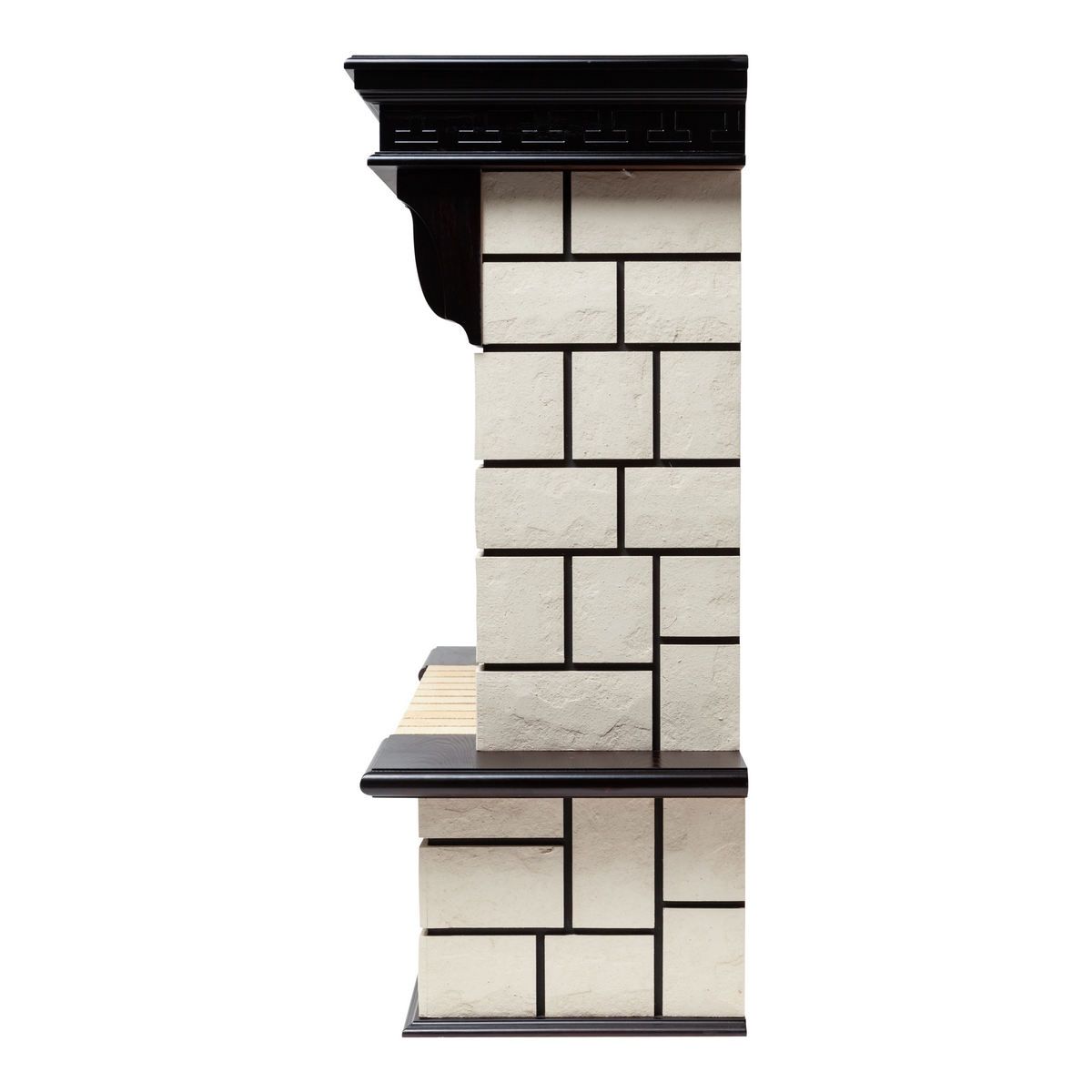Электрокамин Stone STD AO с очагом Fobos Lux Black. Габариты (ШxВxГ) 98x97x30 см Электрокамин Stone STD AO с очагом Fobos Lux Black. Габариты (ШxВxГ) 98x97x30 см