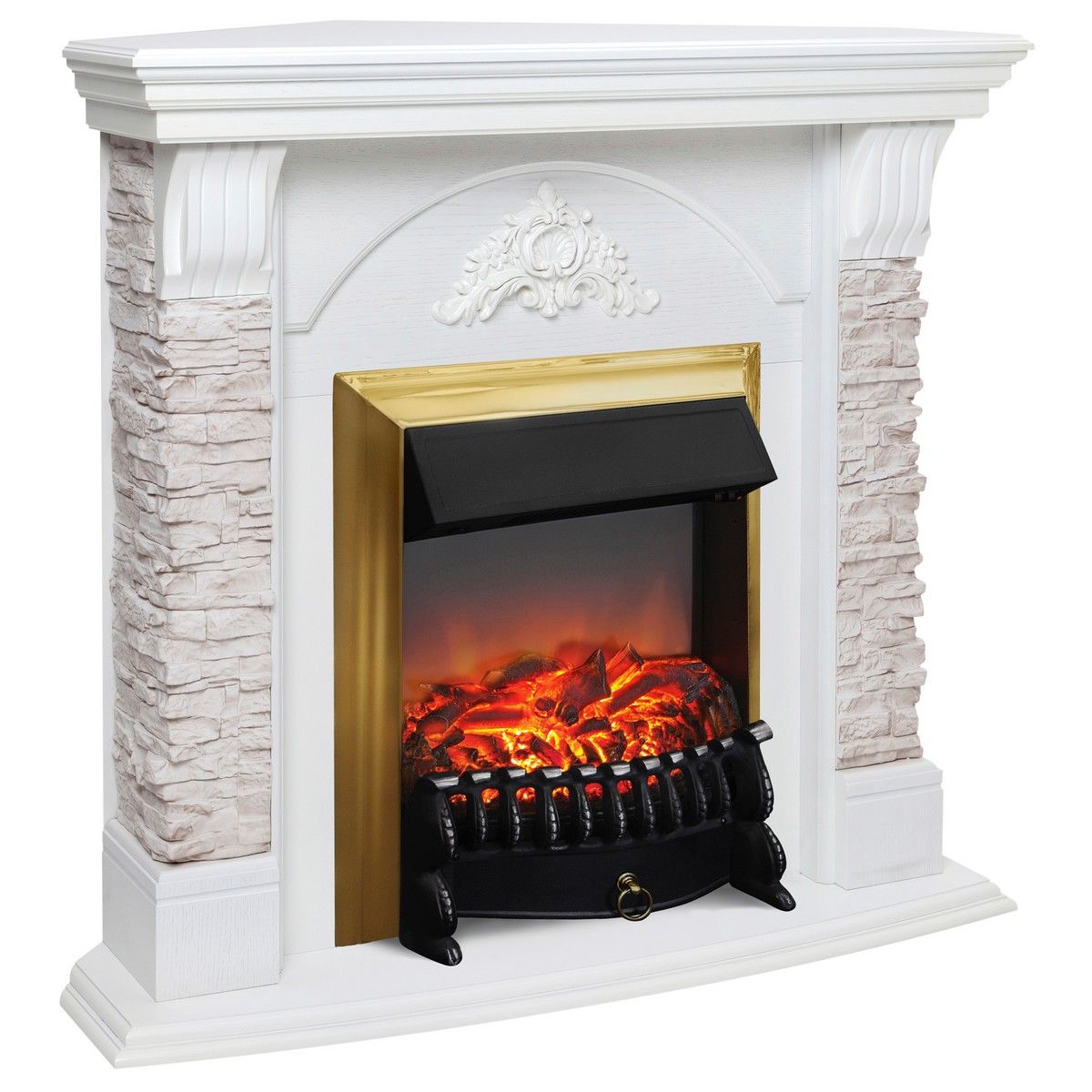 Электрокамин Athena Corner GR с очагом Fobos Lux Brass. Габариты (ШxВxГ) 98x97x30 см Электрокамин Athena Corner GR с очагом Fobos Lux Brass. Габариты (ШxВxГ) 98x97x30 см