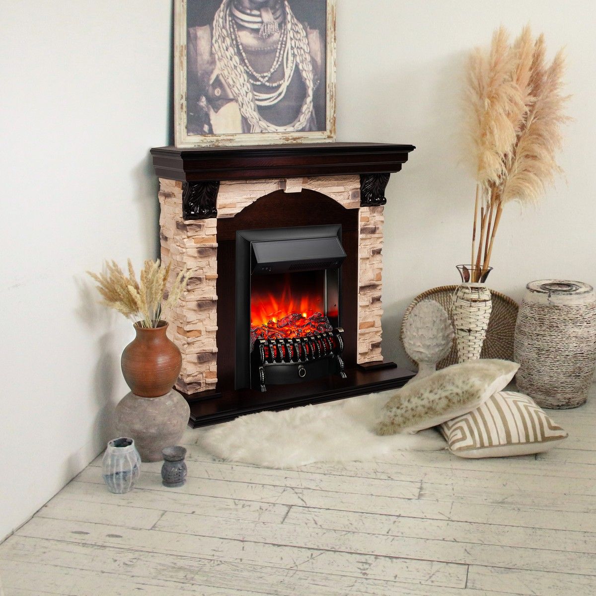 Электрокамин Dublin Corner Rock AO с очагом Fobos Lux Black. Габариты (ШxВxГ) 98x97x30 см Электрокамин Dublin Corner Rock AO с очагом Fobos Lux Black. Габариты (ШxВxГ) 98x97x30 см