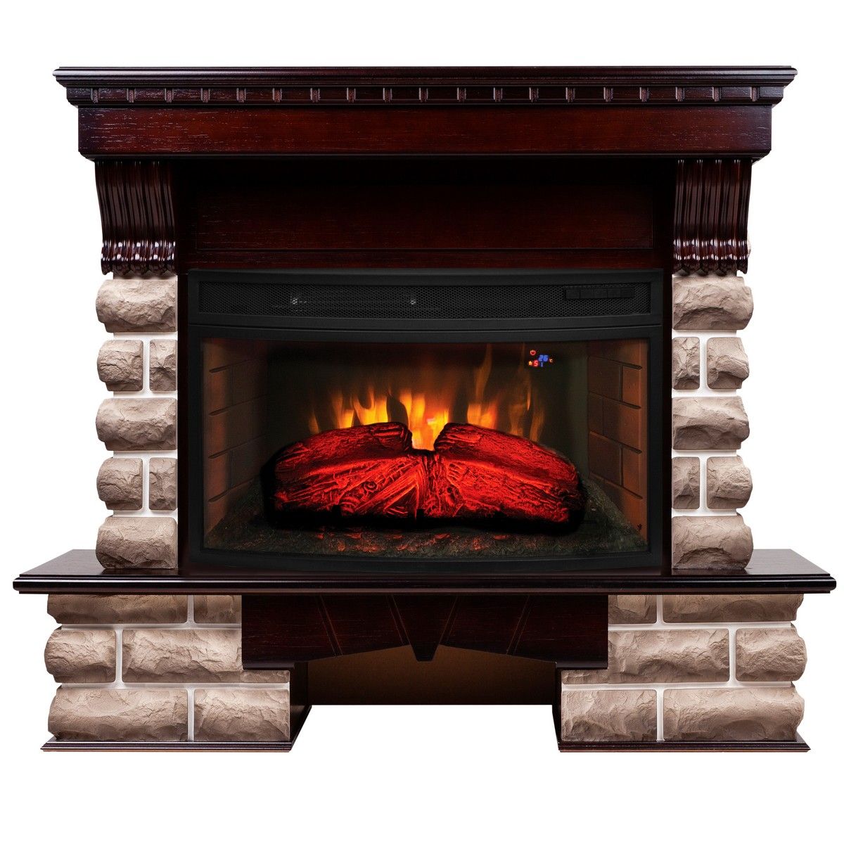 Электрокамин Kansas 33/33W AO с очагом Firespace 33W. Габариты (ШxВxГ) 135x114x50.5 см Электрокамин Kansas 33/33W AO с очагом Firespace 33W. Габариты (ШxВxГ) 135x114x50.5 см