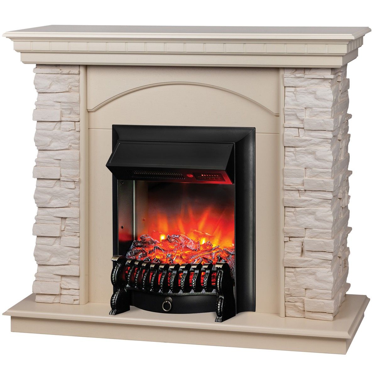 Электрокамин Elford WT с очагом Fobos Lux Black RC. Габариты (ШxВxГ) 98x97x30 см Электрокамин Elford WT с очагом Fobos Lux Black RC. Габариты (ШxВxГ) 98x97x30 см