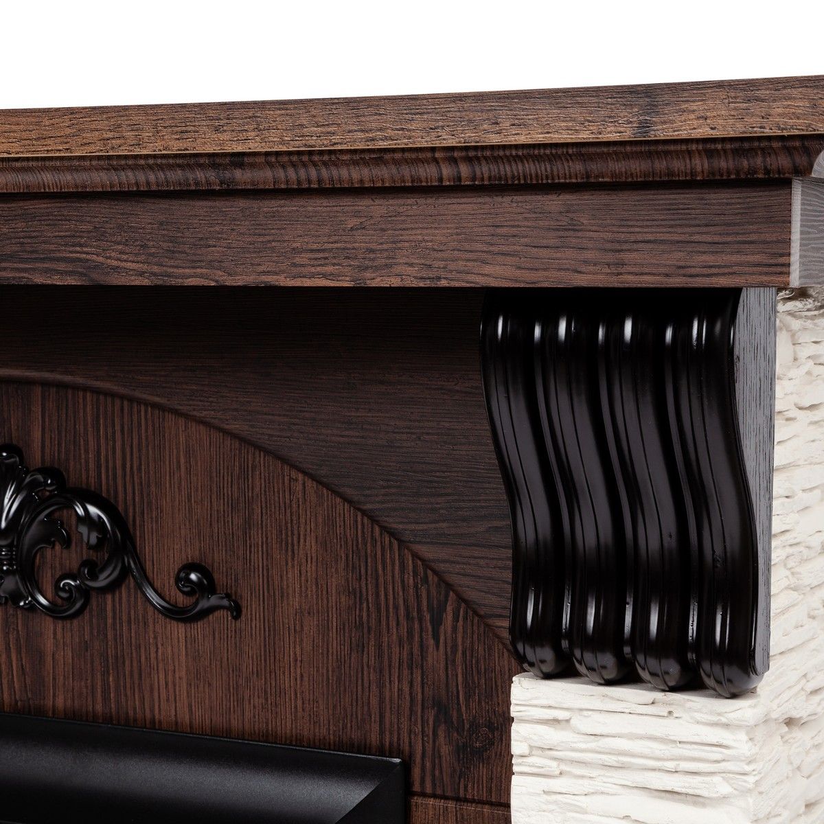 Электрокамин Corfino NT с очагом Fobos Lux Black RC. Габариты (ШxВxГ) 98x97x30 см Электрокамин Corfino NT с очагом Fobos Lux Black RC. Габариты (ШxВxГ) 98x97x30 см