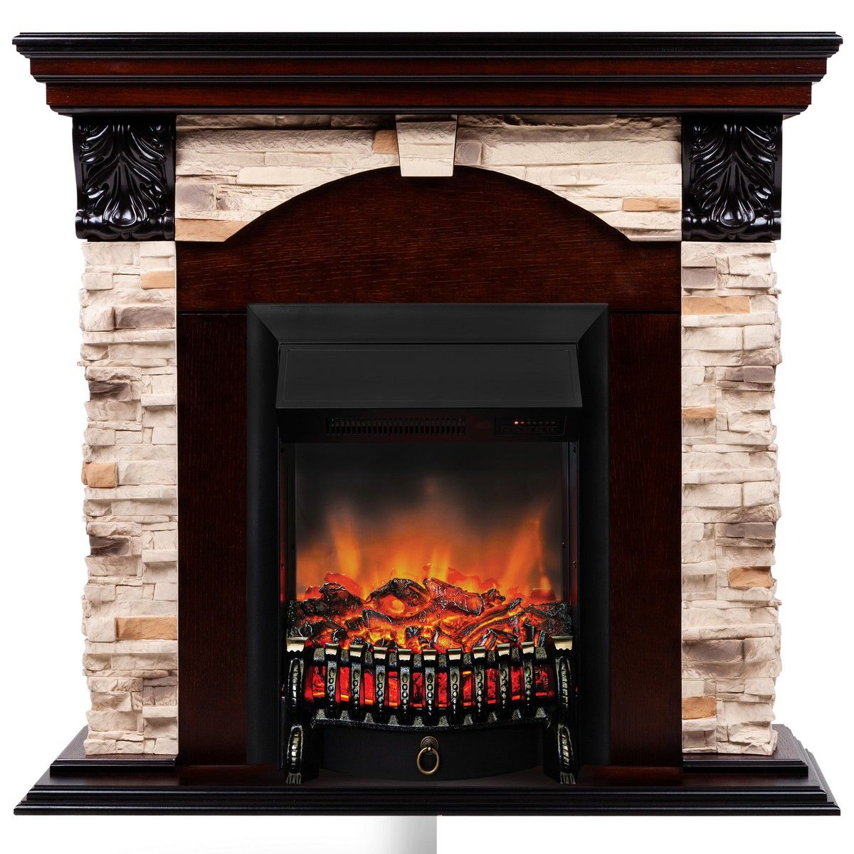 Электрокамин Dublin Rock AO с очагом Fobos Lux Black RC. Габариты (ШxВxГ) 98x97x30 см Электрокамин Dublin Rock AO с очагом Fobos Lux Black RC. Габариты (ШxВxГ) 98x97x30 см